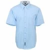 Port Authority Shirts: S508 LBL Men's Light Blue Woven Short Sleeve Shirt -Work Clothes Discount Store image 57695