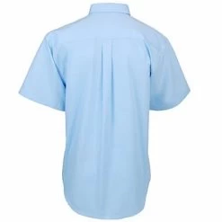 Port Authority Shirts: S508 LBL Men's Light Blue Woven Short Sleeve Shirt -Work Clothes Discount Store image 57697