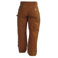 Carhartt Pants: Men's B01 BRN Brown Duck Work Pants -Work Clothes Discount Store image 58954