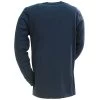 Carhartt Shirts: Men's Navy K128 NVY Long Sleeve Workwear Henley Shirt -Work Clothes Discount Store image 59359