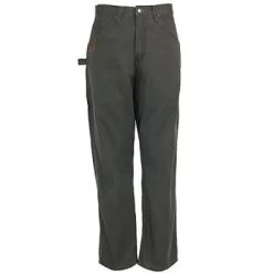 Wrangler Riggs Jeans: Men's Loden Green 3W020 LD Cotton Ripstop Carpenter Jeans -Work Clothes Discount Store image 60156