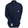 Carhartt Shirts: Men's FR Dark Navy FRS160 DNY Flame Resistant Twill Work Shirt -Work Clothes Discount Store image 61995
