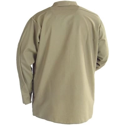 Red Kap Work Clothes: Men's Khaki SP14 KK Long Sleeve Work Shirt 3 Red Kap Work Clothes: Men's Khaki SP14 KK Long Sleeve Work Shirt
