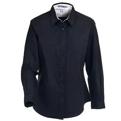 Port Authority Shirts: Women's Black Easy Care Woven Shirt L608 BLK 3 Port Authority Shirts: Women's Black Easy Care Woven Shirt L608 BLK