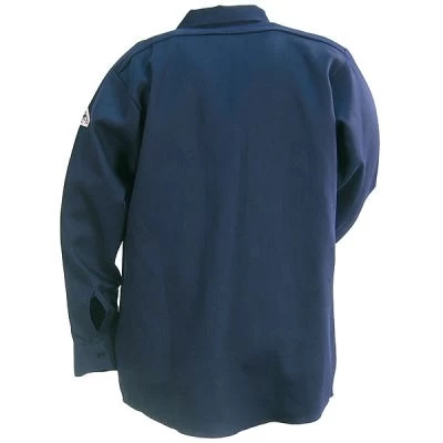 Bulwark Shirts: Men's SEW2 NV Flame-Resistant Navy Blue Long Sleeve Work Shirt 3 Bulwark Shirts: Men's SEW2 NV Flame-Resistant Navy Blue Long Sleeve Work Shirt