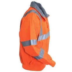 Port Authority Jackets: Lined Nylon Safety Jacket SRJ754 ORG -Work Clothes Discount Store image 62793