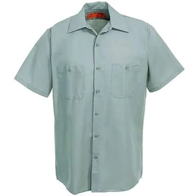 Red Kap Shirts: Men's Green SP24 LG Short-Sleeve Lightweight Work Shirt 5 Red Kap Shirts: Men's Green SP24 LG Short-Sleeve Lightweight Work Shirt - Image 3