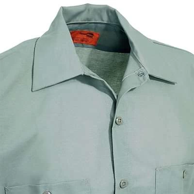 Red Kap Shirts: Men's Green SP24 LG Short-Sleeve Lightweight Work Shirt 4 Red Kap Shirts: Men's Green SP24 LG Short-Sleeve Lightweight Work Shirt - Image 2