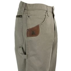 Wrangler Riggs Jeans: Men's Dark Khaki 3W020 DK Cotton Ripstop Carpenter Jeans -Work Clothes Discount Store image 66375