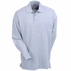 5.11 Tactical Shirts: Heather Grey Cotton Polo Shirt 42056 016 -Work Clothes Discount Store image 67918