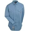 Carhartt Shirts: Men's FR Blue FRS160 MBL Twill Work Shirt -Work Clothes Discount Store image 68712
