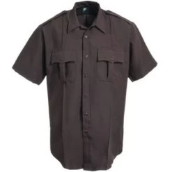 Horace Small Shirts: Mens Brown Soil-Release Short Sleeve Shirt HS1245 7 Horace Small Shirts: Mens Brown Soil-Release Short Sleeve Shirt HS1245 -Work Clothes Discount Store image 69370 1 1