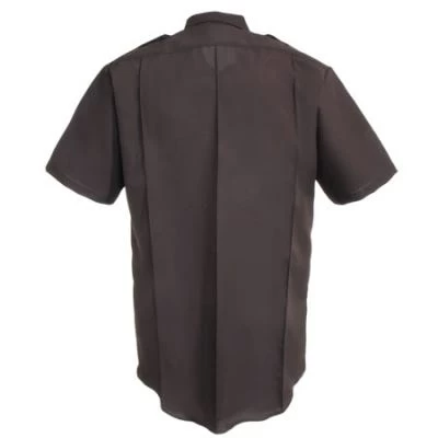 Horace Small Shirts: Mens Brown Soil-Release Short Sleeve Shirt HS1245 3 Horace Small Shirts: Mens Brown Soil-Release Short Sleeve Shirt HS1245