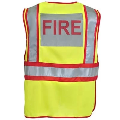 OccuNomix Vests: Hi-Visibility Public Safety Fire Vest LUX PSF 4 OccuNomix Vests: Hi-Visibility Public Safety Fire Vest LUX PSF - Image 2