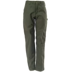 Carhartt Pants: Men's B111 MOS Green Flannel Lined Pants -Work Clothes Discount Store image 70527