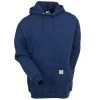 Carhartt Sweatshirts: Men's K121 472 Midweight Navy Hooded Pullover Sweatshirt 1 Carhartt Sweatshirts: Men's K121 472 Midweight Navy Hooded Pullover Sweatshirt -Work Clothes Discount Store image 71809 1