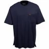 Wrangler Riggs Shirts: Men's Navy 3W700 NV Short Sleeve Pocket Tee Shirt -Work Clothes Discount Store image 72692
