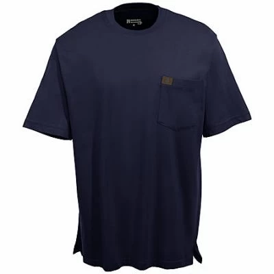 Wrangler Riggs Shirts: Men's Navy 3W700 NV Short Sleeve Pocket Tee Shirt 3 Wrangler Riggs Shirts: Men's Navy 3W700 NV Short Sleeve Pocket Tee Shirt