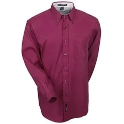 Port Authority Shirts: Men's Burgundy S608 BUR Easy Care Woven Shirt -Work Clothes Discount Store image 73872