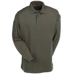 5.11 Tactical Shirts: Long Sleeve Green Polo Shirt 42056 860 -Work Clothes Discount Store image 76076