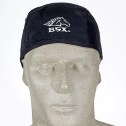 Black Stallion Caps: Men's Black BC5B BK SofTop Cotton Beanie Cap -Work Clothes Discount Store image 76354