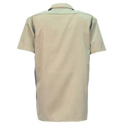 Dickies Shirts: Men's Khaki 1574 KH Stain Release Short Sleeve Work Shirt 3 Dickies Shirts: Men's Khaki 1574 KH Stain Release Short Sleeve Work Shirt