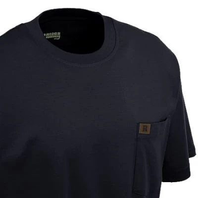 Wrangler Riggs Shirts: Men's Black 3W700 BK Short Sleeve Pocket Tee Shirt 5 Wrangler Riggs Shirts: Men's Black 3W700 BK Short Sleeve Pocket Tee Shirt - Image 3