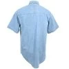 Wrangler Riggs Shirts: Men's Light Blue 3W531 BL Chambray Short Sleeve Shirt -Work Clothes Discount Store image 82784