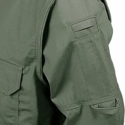 5.11 Tactical Shirts: Men's Green Cotton Work Shirt 72157 182