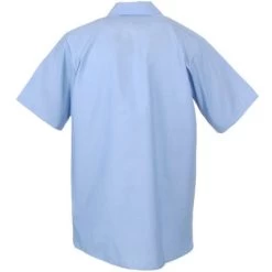 Red Kap Shirts: Men's SP24 LB Light Blue Industrial Uniform Work Shirt -Work Clothes Discount Store image 83911