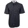 Port Authority Shirts: S508 BLK Men's Black Short Sleeve Button Down Shirt -Work Clothes Discount Store image 84340