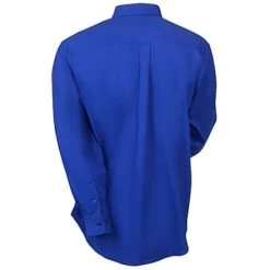 Port Authority Shirts: Men's Royal Blue S608 RYL Cotton Blend Woven Shirt -Work Clothes Discount Store image 87312