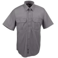 5.11 Tactical Shirts: Grey Short Sleeve Cotton Work Shirt 71152 029 7 5.11 Tactical Shirts: Grey Short Sleeve Cotton Work Shirt 71152 029 -Work Clothes Discount Store image 87315