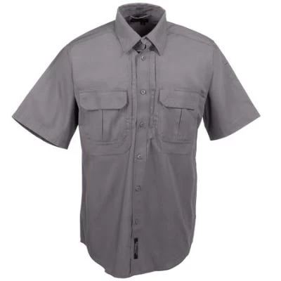 5.11 Tactical Shirts: Grey Short Sleeve Cotton Work Shirt 71152 029 5 5.11 Tactical Shirts: Grey Short Sleeve Cotton Work Shirt 71152 029 - Image 3