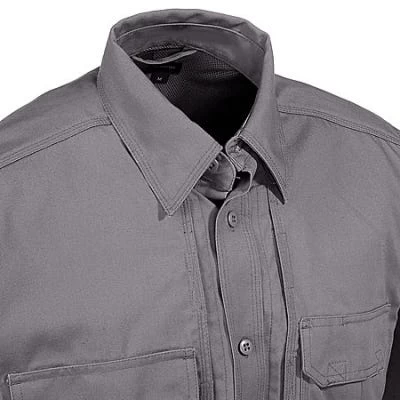 5.11 Tactical Shirts: Grey Short Sleeve Cotton Work Shirt 71152 029 3 5.11 Tactical Shirts: Grey Short Sleeve Cotton Work Shirt 71152 029