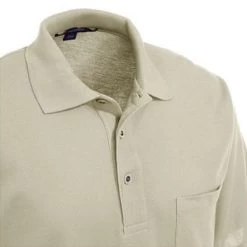 Port Authority Shirts: Men's Stone Cotton Blend Polo Shirt K500P STN -Work Clothes Discount Store image 87431