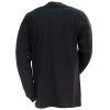Carhartt Shirts: Men's Black K128 BLK Long Sleeve Workwear Henley Shirt -Work Clothes Discount Store image 87891