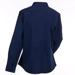 Port Authority Shirts: Women's Navy Easy Care Woven Shirt L608 NVY -Work Clothes Discount Store image 88180