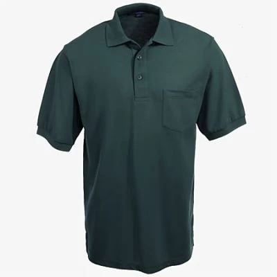 Port Authority Shirts: Men's Silk Touch Green Polo Shirt K500P DGR 3 Port Authority Shirts: Men's Silk Touch Green Polo Shirt K500P DGR