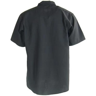 Red Kap Shirts: Men's SP24 BK Black Industrial Short-Sleeve Poplin Work Shirt 4 Red Kap Shirts: Men's SP24 BK Black Industrial Short-Sleeve Poplin Work Shirt - Image 2