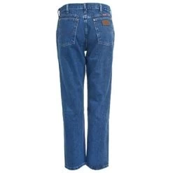 Wrangler Jeans: Men’s Cowboy Cut 31MWZ GK Relaxed Fit Stonewash Jeans -Work Clothes Discount Store image 89793