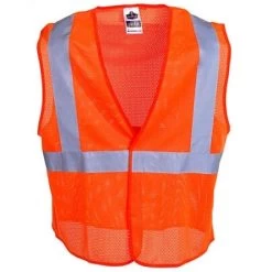 Ergodyne Vests: GloWear Orange High Visibility Vest 8205HL ORG