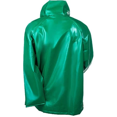 Tingley Jackets: Men's Green Waterproof FR J41008 PVC Rain Jacket 6 Tingley Jackets: Men's Green Waterproof FR J41008 PVC Rain Jacket - Image 4