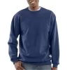 Carhartt Sweatshirt: Men's 104165 472 Navy Heavyweight Crewneck Paxton -Work Clothes Discount Store k124nvy