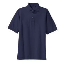 Port Authority Shirts: Men's Cotton Pique Knit Polo Shirt K420 NVY 12 Port Authority Shirts: Men's Cotton Pique Knit Polo Shirt K420 NVY -Work Clothes Discount Store k420 navy front fs06