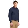 Port Authority Shirts: Men's Silk Touch Navy Polo Shirt K500LS NVY -Work Clothes Discount Store k500ls navy model 3q 072014