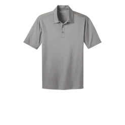 Port Authority Shirt: Men's K540 GRY Gusty Grey Silk Touch Performance Polo -Work Clothes Discount Store k540 gustygrey flat front