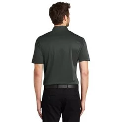Port Authority Shirt: Men's K540 SG Steel Grey Silk Touch Performance Polo 10 Port Authority Shirt: Men's K540 SG Steel Grey Silk Touch Performance Polo -Work Clothes Discount Store k540 steelgrey model back