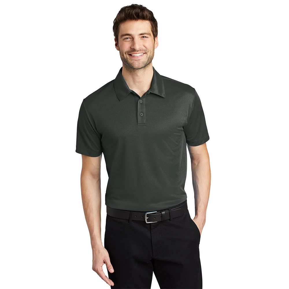 Port Authority Shirt: Men's K540 SG Steel Grey Silk Touch Performance Polo 5 Port Authority Shirt: Men's K540 SG Steel Grey Silk Touch Performance Polo - Image 3