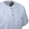 Carhartt Shirts: Men's Heather Grey K84 HGY Cotton Henley Work Shirt -Work Clothes Discount Store k84hgy carharttcd 01 1